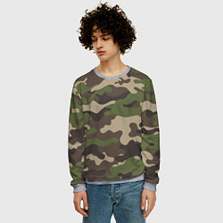 Свитшот мужской МИЛИТАРИ, цвет: 3D-меланж — фото 2
