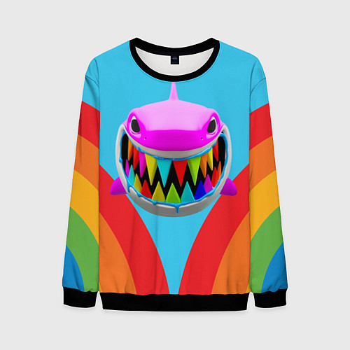 Мужской свитшот 6IX9INE / 3D-Черный – фото 1