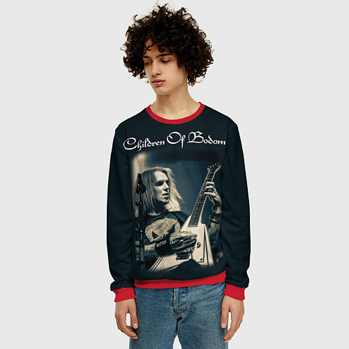 Мужской свитшот Children of Bodom 20 / 3D-Красный – фото 3