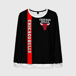 Свитшот мужской CHICAGO BULLS, цвет: 3D-белый