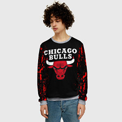Свитшот мужской CHICAGO BULLS, цвет: 3D-меланж — фото 2