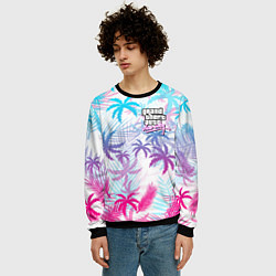 Свитшот мужской GTA VICE CITY, цвет: 3D-черный — фото 2