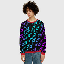 Свитшот мужской JOJOS BIZARRE ADVENTURE, цвет: 3D-красный — фото 2