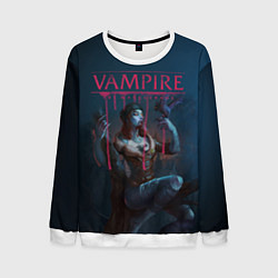 Свитшот мужской Vampire: The Masquerade, цвет: 3D-белый