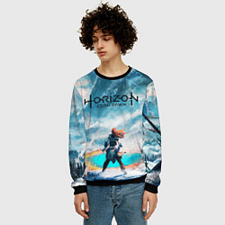 Свитшот мужской HORIZON ZERO DAWN, цвет: 3D-черный — фото 2