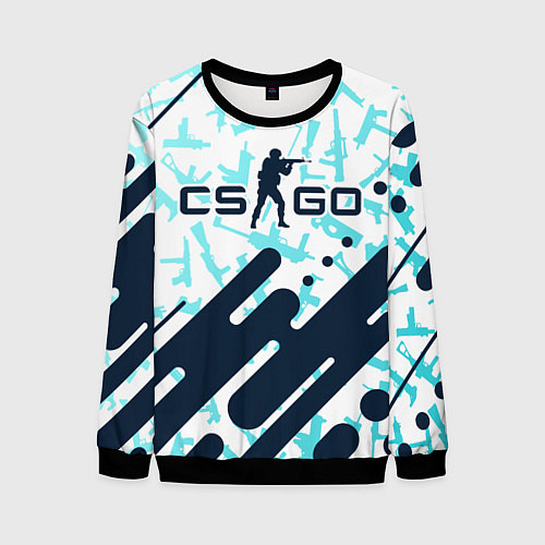 Мужской свитшот CS GO КС ГО / 3D-Черный – фото 1