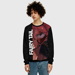 Свитшот мужской FAIRY TAIL ХВОСТ ФЕИ, цвет: 3D-черный — фото 2