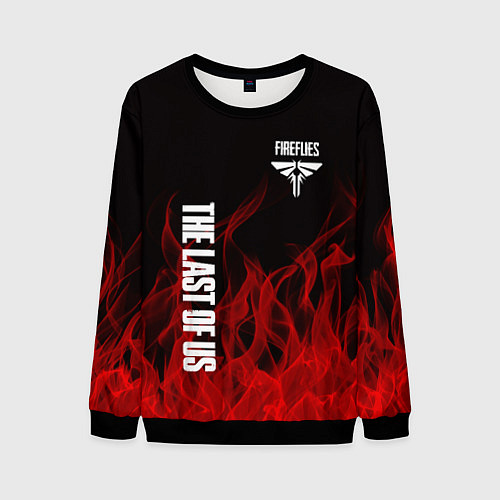 Мужской свитшот THE LAST OF US / 3D-Черный – фото 1