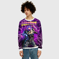 Свитшот мужской Fortnite Cyclo Outfit, цвет: 3D-белый — фото 2