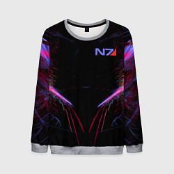 Свитшот мужской N7 Neon Style, цвет: 3D-меланж