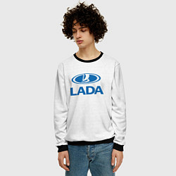 Свитшот мужской Lada, цвет: 3D-черный — фото 2