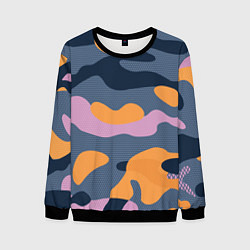 Свитшот мужской Спортивный милитари Z, цвет: 3D-черный