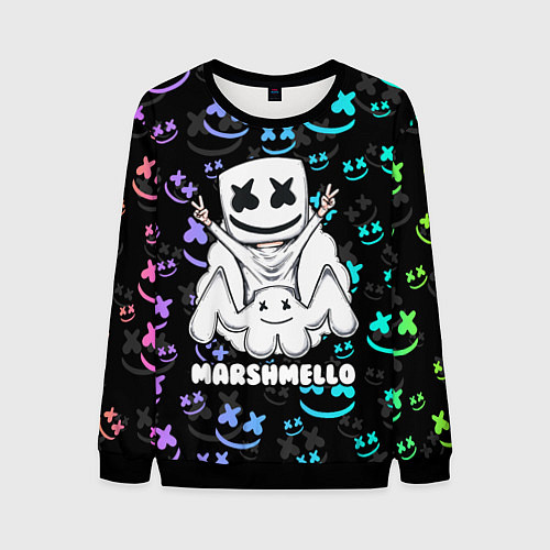 Мужской свитшот MARSHMELLO / 3D-Черный – фото 1