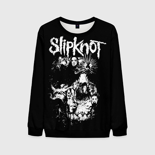 Мужской свитшот Slipknot / 3D-Черный – фото 1