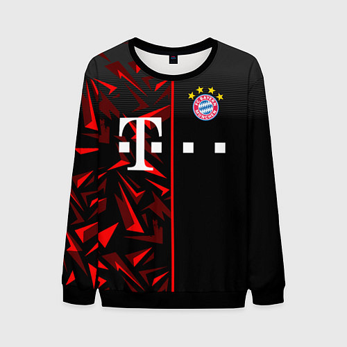 Мужской свитшот FC Bayern Munchen Форма / 3D-Черный – фото 1