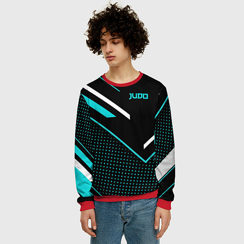 Мужской свитшот Judo / 3D-Красный – фото 3