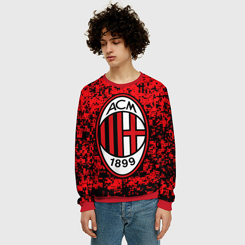Мужской свитшот MILAN / 3D-Красный – фото 3