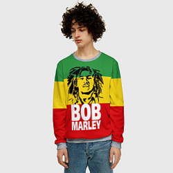 Свитшот мужской Bob Marley, цвет: 3D-меланж — фото 2