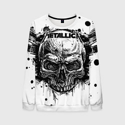Свитшот мужской Metallica, цвет: 3D-белый