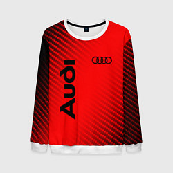 Свитшот мужской AUDI АУДИ, цвет: 3D-белый