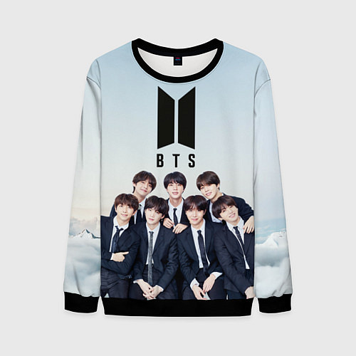 Мужской свитшот BTS / 3D-Черный – фото 1