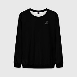 Мужской свитшот Минимализм котик