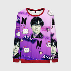 Свитшот мужской I purple you, цвет: 3D-красный