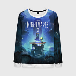 Свитшот мужской Little Nightmares 2, цвет: 3D-белый
