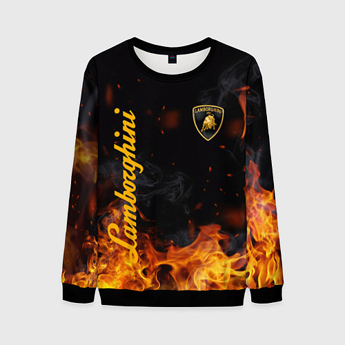 Мужской свитшот LAMBORGHINI / 3D-Черный – фото 1