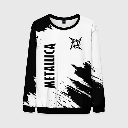 Мужской свитшот METALLICA МЕТАЛЛИКА / 3D-Черный – фото 1