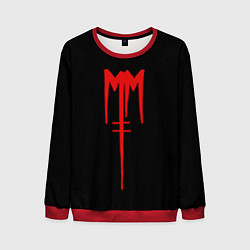 Свитшот мужской Marilyn Manson, цвет: 3D-красный