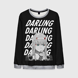 Свитшот мужской ZeroTwo Darling in the Franx, цвет: 3D-меланж