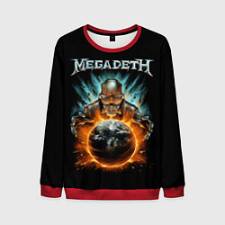 Свитшот мужской Megadeth, цвет: 3D-красный