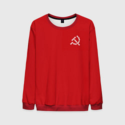 Свитшот мужской СССР, цвет: 3D-красный