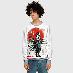 Свитшот мужской ONE PIECE ZOHO SAMURAI, цвет: 3D-меланж — фото 2