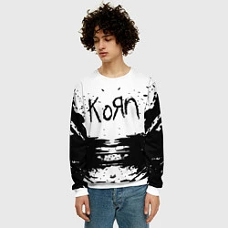 Свитшот мужской Korn, цвет: 3D-белый — фото 2