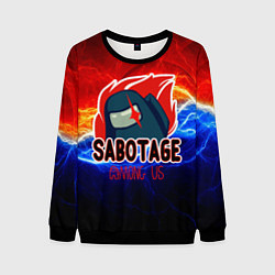 Мужской свитшот Among us sabotage