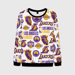 Свитшот мужской LAKERS LOGO, цвет: 3D-черный