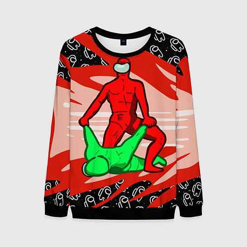 Мужской свитшот MASTER AMONG US / 3D-Черный – фото 1