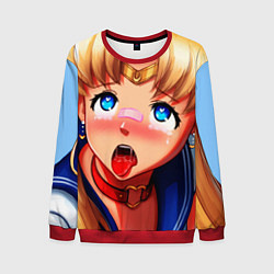 Свитшот мужской SAILOR MOON AHEGAO, цвет: 3D-красный