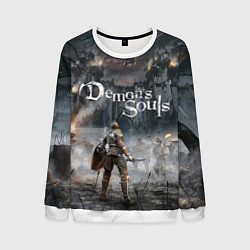 Свитшот мужской Demons Souls, цвет: 3D-белый