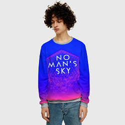 Свитшот мужской NO MANS SKY, цвет: 3D-меланж — фото 2