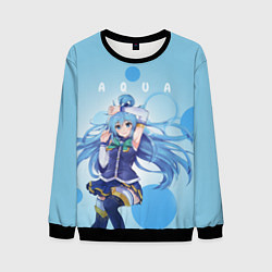 Свитшот мужской Aqua, цвет: 3D-черный