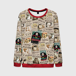 Свитшот мужской Ван пис, цвет: 3D-красный