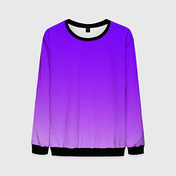 Свитшот мужской Фиолетовый космос, цвет: 3D-черный