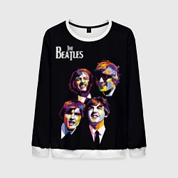 Свитшот мужской The Beatles, цвет: 3D-белый