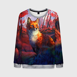 Мужской свитшот Рыжая лиса