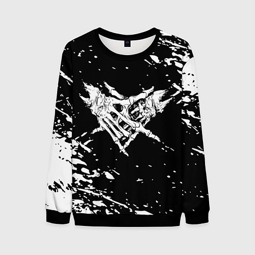 Мужской свитшот Velial Squad / 3D-Черный – фото 1