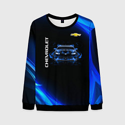 Свитшот мужской Chevrolet, цвет: 3D-черный