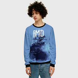 Свитшот мужской ВМФ, цвет: 3D-черный — фото 2